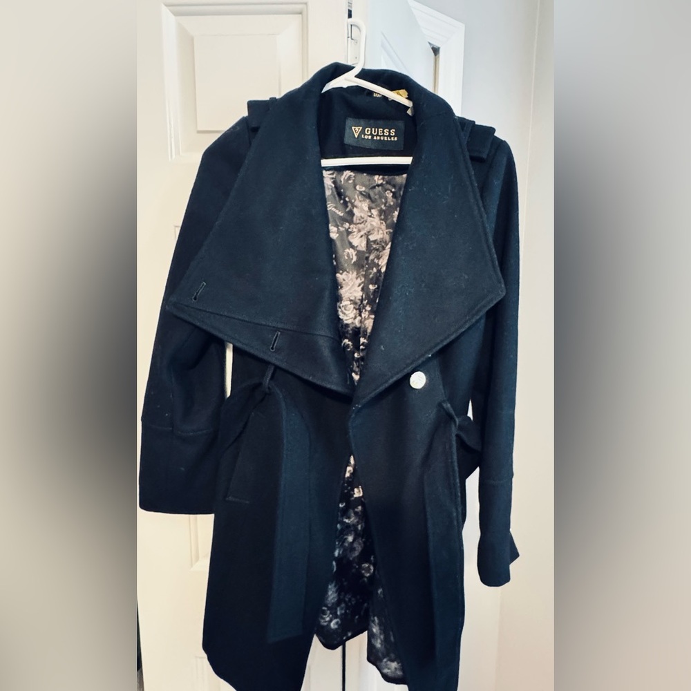 GUESS Wool Trench Jacket